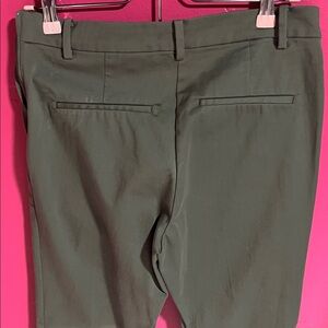 H&M Olive Green Tailored Trousers